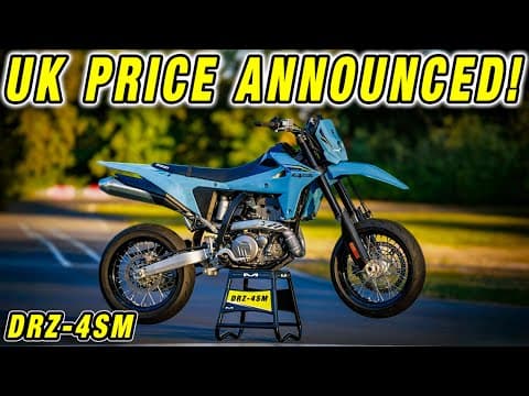 Drz-4sm Uk Price Announced!