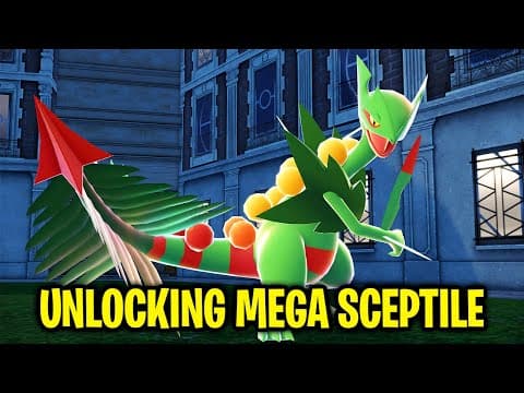 🔴 Unlocking Mega Sceptile | Pokemon Legends Z-a Alpha Shiny Hunting Sceptile