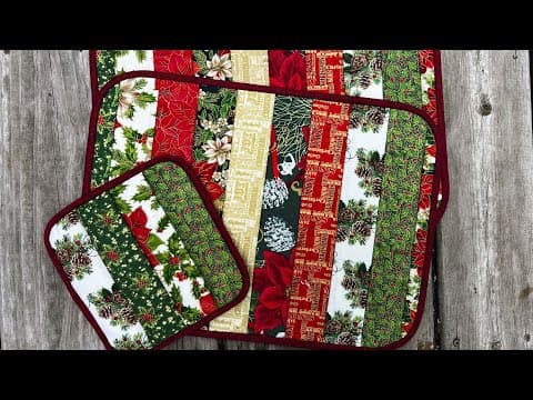 Poinsettia Place Placemats