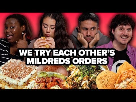 We Try Each Other's Plant Based Orders