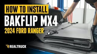How To Install Realtruck Bakflip Mx4 (gen 3) Hard Folding Tonneau Cover On A 2024 Ford Ranger