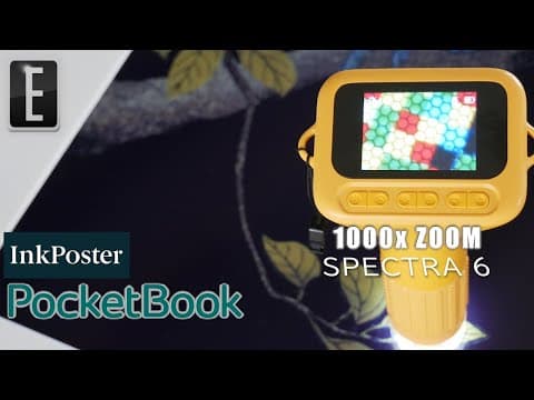 Eink Spectra 6 Under A Microscope | Pockebook Inkposter 31.5" In-depth
