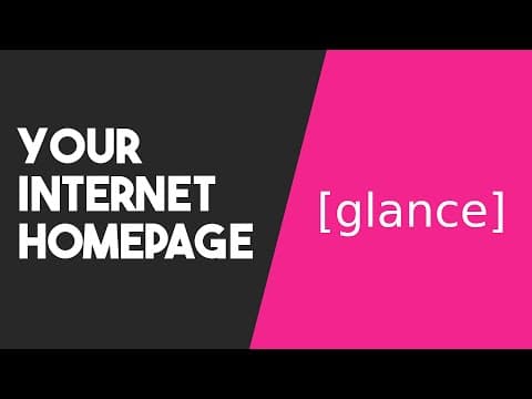 Glance: Your New Internet Homepage