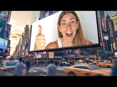 I’m On A Times Square Billboard