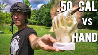 When Live Ammo Explodes, What's The Damage??? (vs Human Hand)