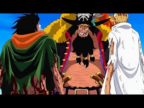 Blackbeard Attacks Luffy’s Father, Monkey D. Dragon - One Piece
