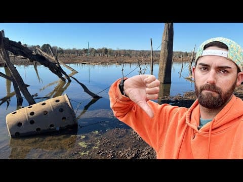 Exposed: Found A Tournament Cheater's "secret Barrel" In The Dried Up Lake.. (big Lake Update!)