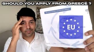 I Applied My Schengen Visa From Greece And !!