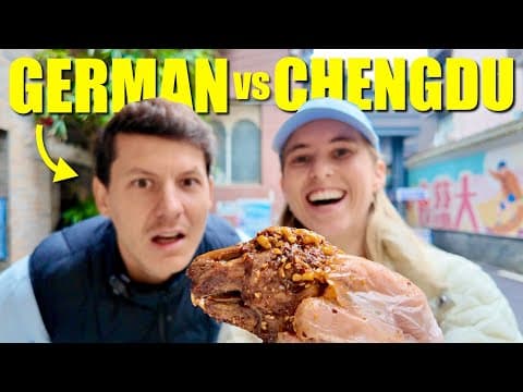 My Husband's First Trip To Chengdu! His Reactions Are Priceless