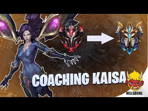 Wild Rift | Hellsdevil Coaching A Kaisa To Challenger!