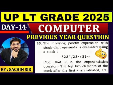 Up Lt Grade Computer Science 2025 | Previous Year Question | Lt Grade Computer Class | #ltgrade2025