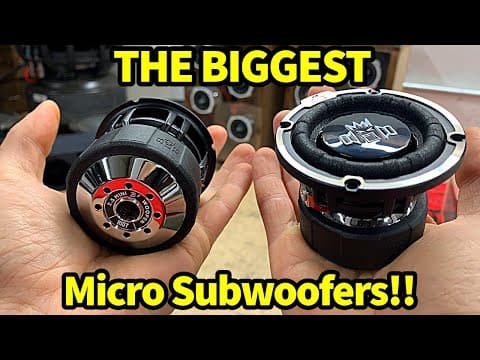 All New Micro Subwoofer!! B2 Riot 2.5 Review