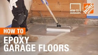 How-to Workshops - How To Epoxy Garage Floors | The Home Depot