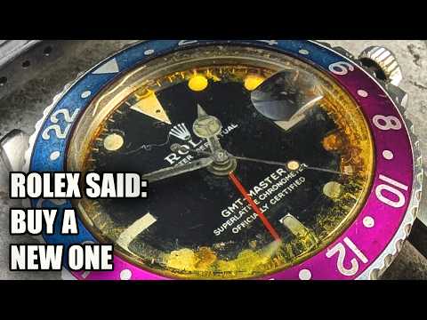 He Flooded His Rolex In 1987… It Sat In A Drawer For 38 Years — Gmt-master Restoration