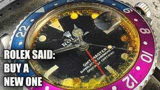 He Flooded His Rolex In 1987… It Sat In A Drawer For 38 Years — Gmt-master Restoration