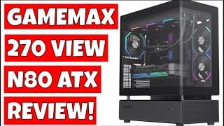 Best Dual Chamber Fish Tank Style Atx Gaming Case Gamemax N80