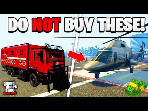 Top 10 Worst Things You Can Buy In Gta Online!