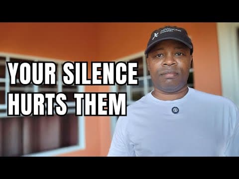 Your Silence Is Destroying Them — They Can’t Handle It Anymore
