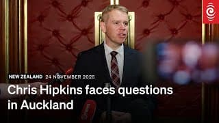 Chris Hipkins Faces Questions In Auckland | Rnz