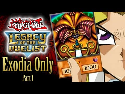 Can You Beat Yu-gi-oh! Legacy Of The Duelist With Only Exodia? (part 1: Duel Monsters, Gx, And 5d's)