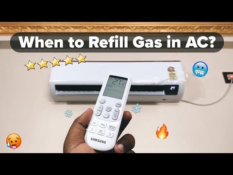 When To Refill Gas In Split Ac?