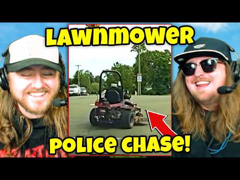 Police Vs Lawnmower Man