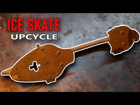 Making A Knife From Old Ice Skates!