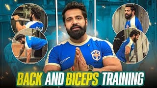 Back And Arms Superset Workout|| Tuesday And Friday Ka Workout