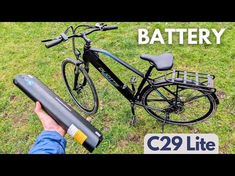 Duotts C29 Lite Battery - Capacity , Runtime ,size, Weight + How To Install & Remove Battery