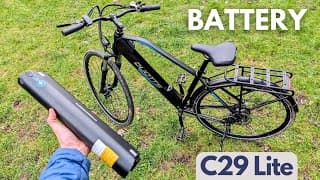 Duotts C29 Lite Battery - Capacity , Runtime ,size, Weight + How To Install & Remove Battery