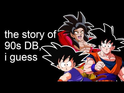 The Entire Story Of 90s Dragon Ball, I Guess