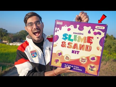Crazinos Slime & Sand Kit Unboxing And Testing🔥