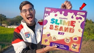 Crazinos Slime & Sand Kit Unboxing And Testing🔥
