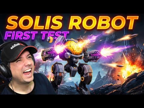 Manni 1st Time Playing Solis Robot In Mech Arena