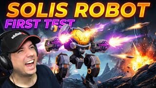 Manni 1st Time Playing Solis Robot In Mech Arena