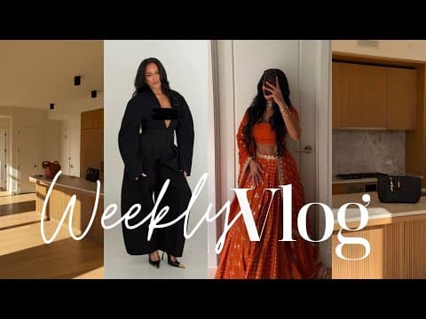 Weekly Vlog | New Nyc Apartment + Tour +photoshoot +diwali +home Shopping & More | Allyiahsface Vlog