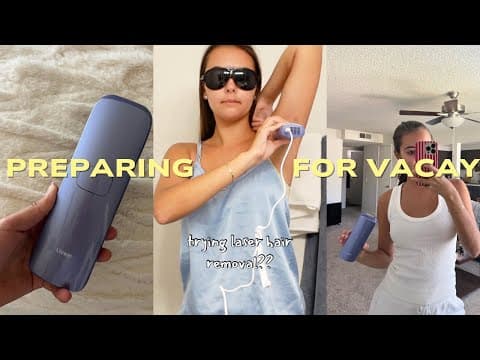 Pampering Myself For A Trip To Europe: Trying Laser Hair Removal From Home!