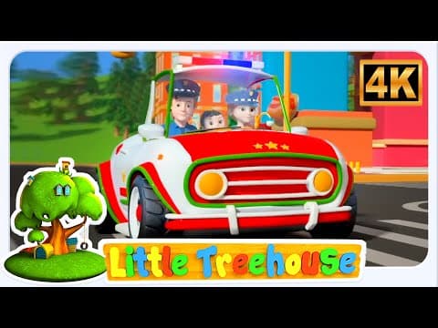 Wheels On The Police Car & More Nursery Rhymes For Kids