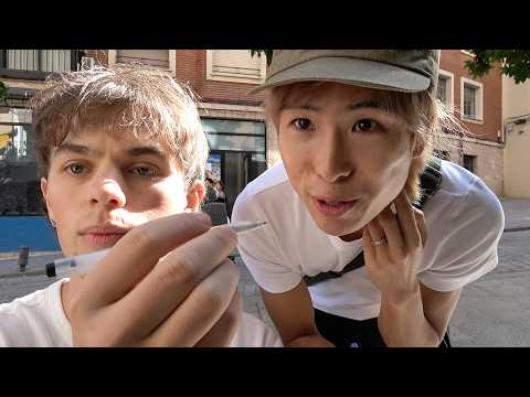 Two Bros Chillin’ In Spain 5 Ft Apart Cause They’re Not Gay