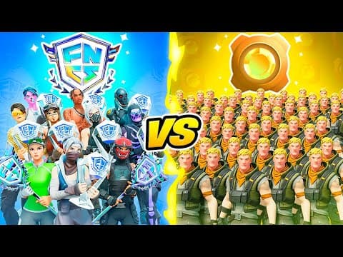 10 FNCS CHAMPS vs 90 BRONZE PLAYERS