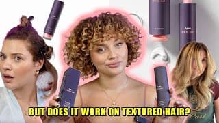 I Tested The New Dyson Chitosan Hair Products On Wavy, Curly And Coily Hair... This Is What Happened