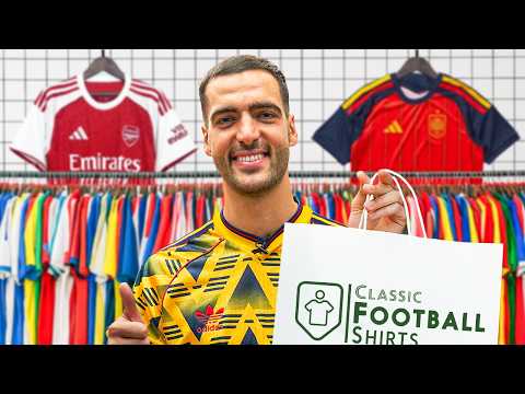 Mikel Merino Goes Shopping For Iconic, Vintage Football Shirts!