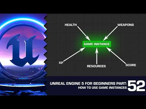 How To Use Game Instance (save Data Across Levels): Unreal Engine 5 For Beginners #52