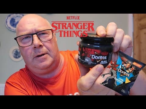 Stranger Things Doritos Black Garlic Dip Sauce.