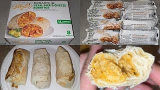 Costco Sale Item Review Lilly B's Organic Bean, Rice & Cheese Burritos Burrito Taste Test