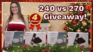 🎁 Thomson 240 Vs 270 Comparison + 4× Streaming Box Christmas Giveaway! 🎁