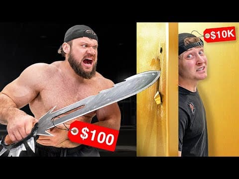 $100 Weapon vs $10,000 Unbreakable Wall