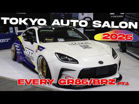 Every Gr86 & Brz At Tokyo Auto Salon 2026 – Part 1