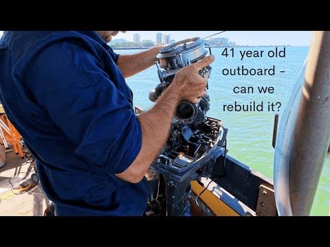 41 Year Old Outboard - Can We Rebuild It? Project Brupeg Ep.420
