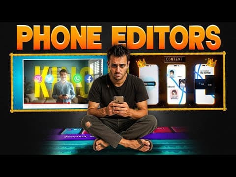 3 Phone Editors, Edit Same Video For 2000₹ 🚨 Pc Level Results